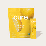 Cure Hydration Hydrating Electrolyte Mix, Lemonade, 14 Packets