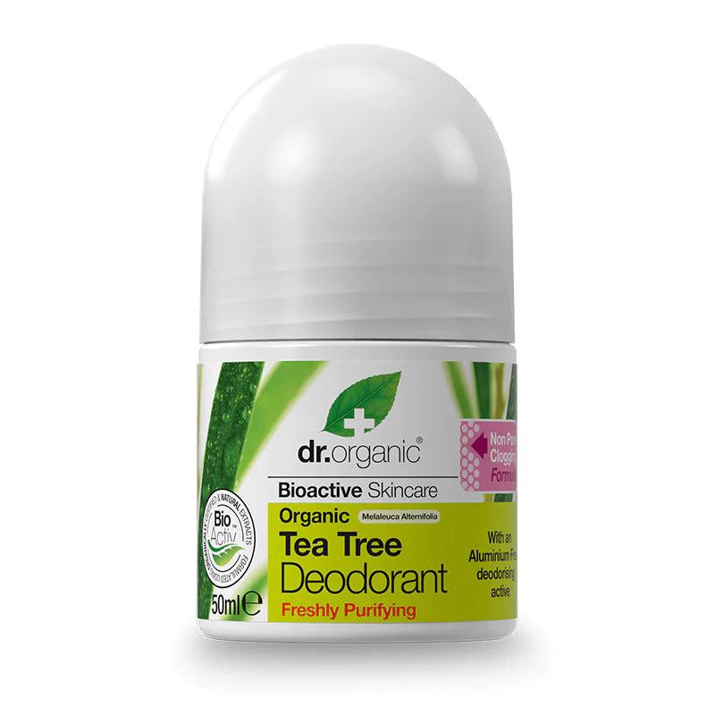DR. ORGANIC Deodorant Roll On Tea Tree 50ml