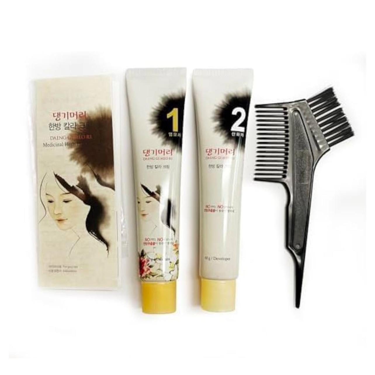 Daeng Gi Meo Ri Korean Herbal Hair Dye Color Cream – BLACK