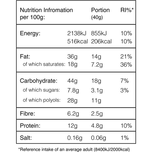 Diablo No Added Sugar Milk Chocolate Peanuts with Stevia 40g