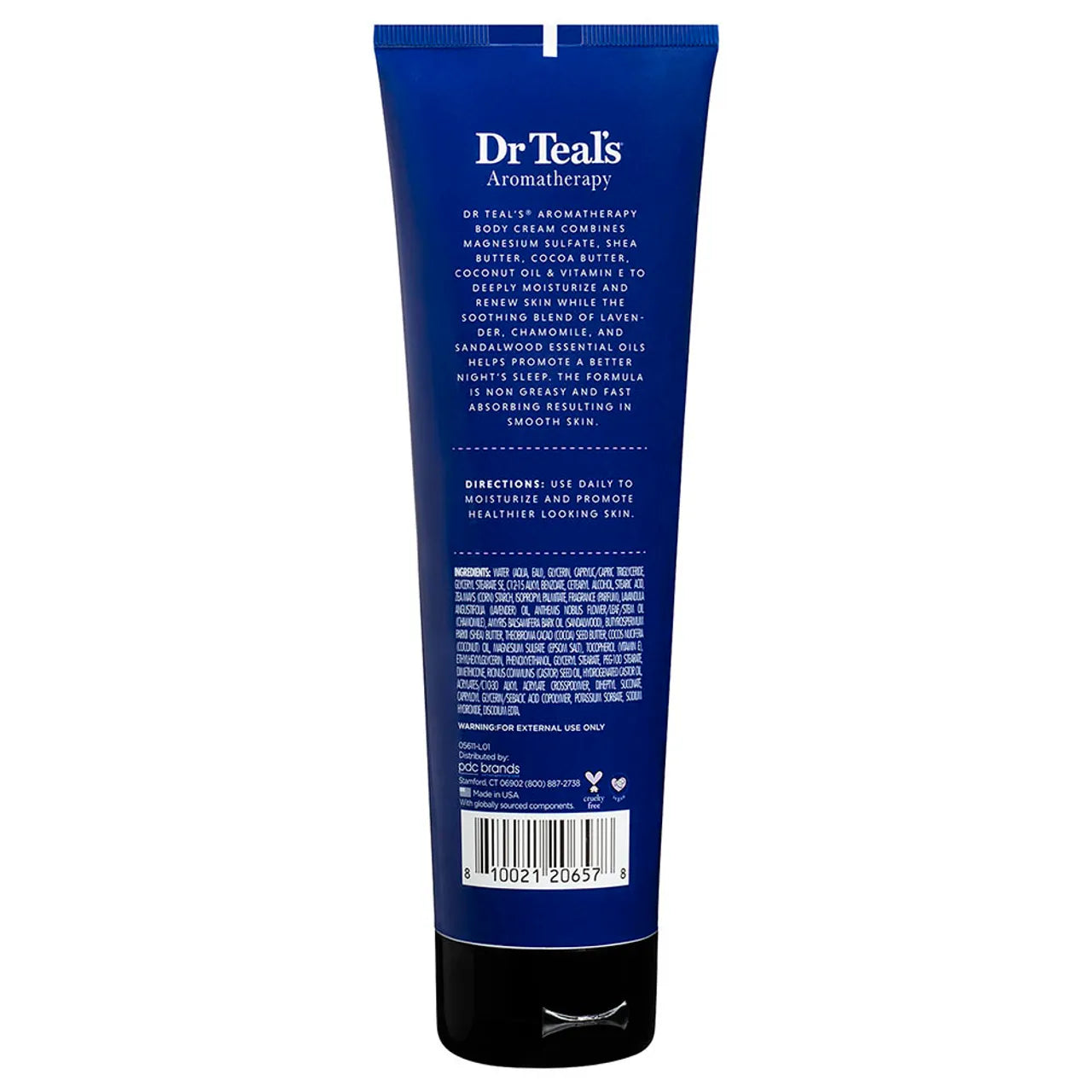 Dr Teal's Aromatherapy Sleep Body Cream LAVENDER CHAMOMILE SANDALWOOD Essential Oil Blend 226.8g