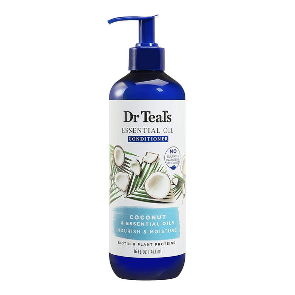 Dr Teal's Conditioner, Coconut & Essential Oils 473ml