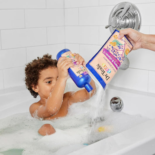 Dr Teal's Kids 3-in-1 Elderberry Bath: Bubble Bath, Body Wash & Shampoo 591ml