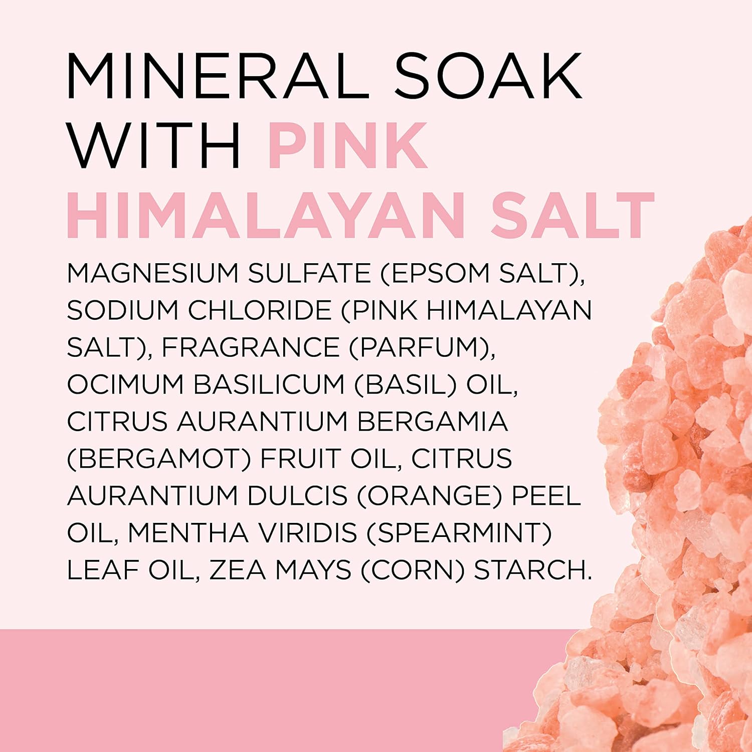 Dr Teal's Pink Himalayan Mineral Salt Soak with Pure Epsom Salt, Restore & Replenish 1.36 KG