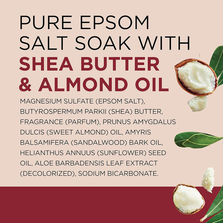 Dr Teal's Pure Epsom Salt, Shea Butter & Almond, 1.36 Kg