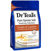 Dr Teal's Pure Epsom Salt Soak Soothe & Comfort with Oat Milk & Argan Oil 1.36kg