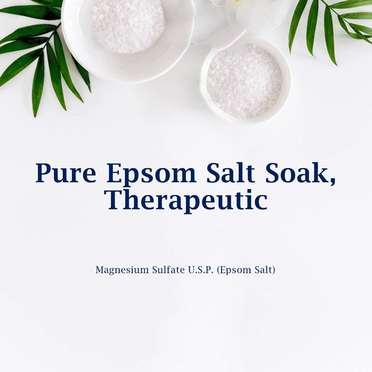 Dr Teal's Pure Epsom Salt Therapeutic Soak Eases Aches & Pains Fragrance Free 2.72 kg