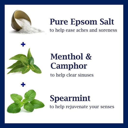 Dr Teal's Pure Epsom Salt Vapor Bath With Menthol, Camphor & Essential Oils 907g