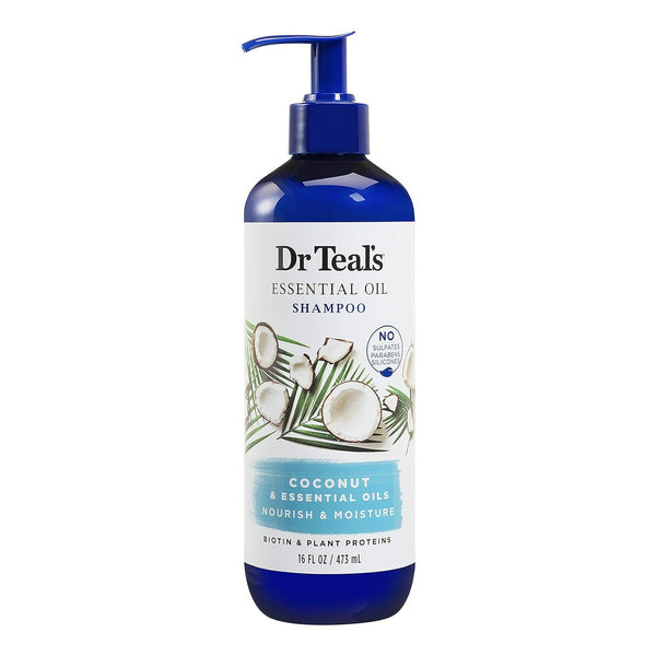 Dr Teal's Shampoo, Coconut & Essential Oils 473ml