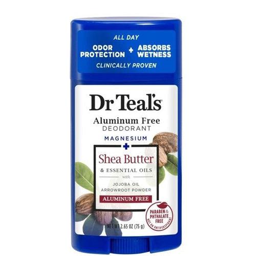 Dr. Teal's Aluminum Free Deodorant Shea Butter & Essential Oils 75g