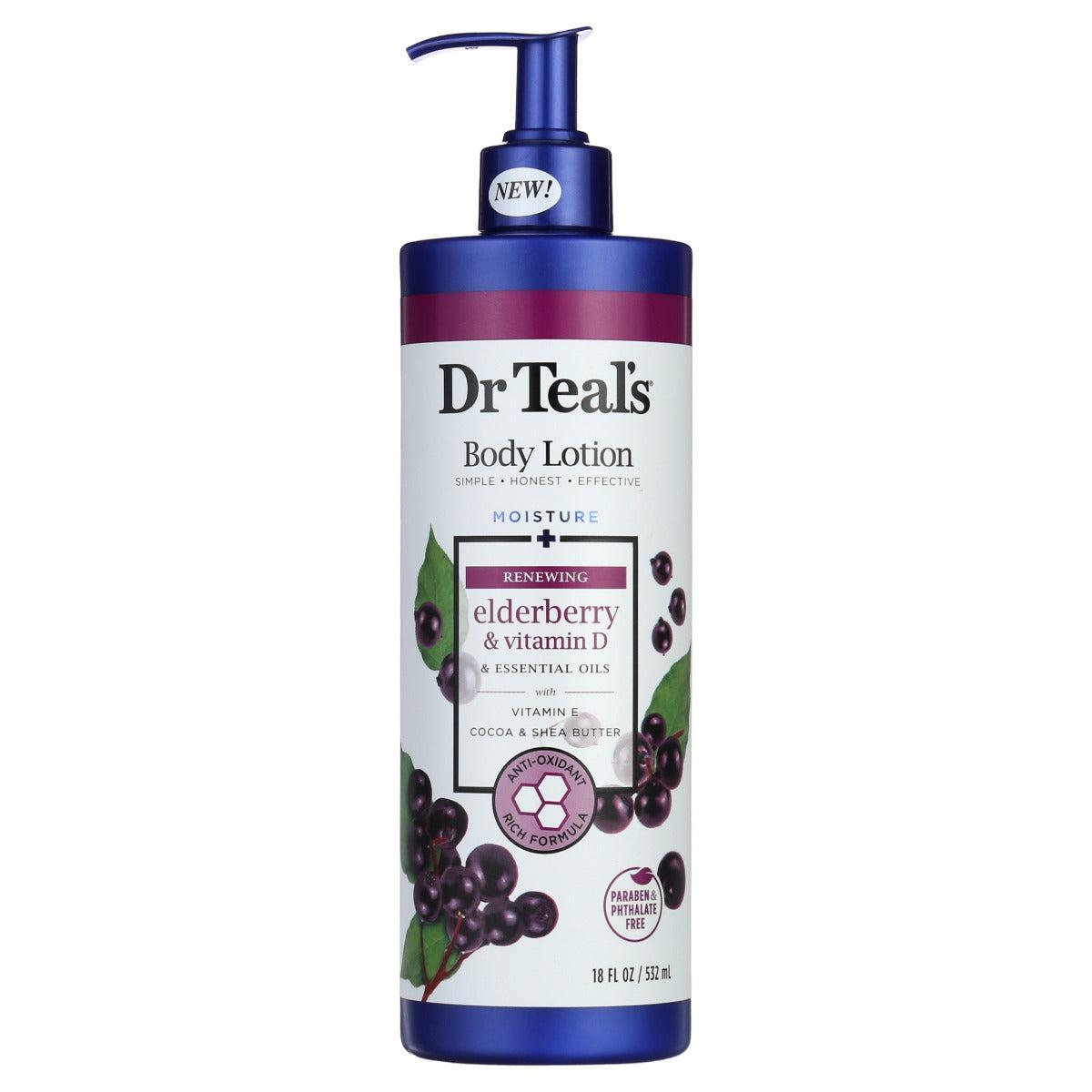 Dr. Teal's Body Lotion Elderberry & Vitamin D 473ml