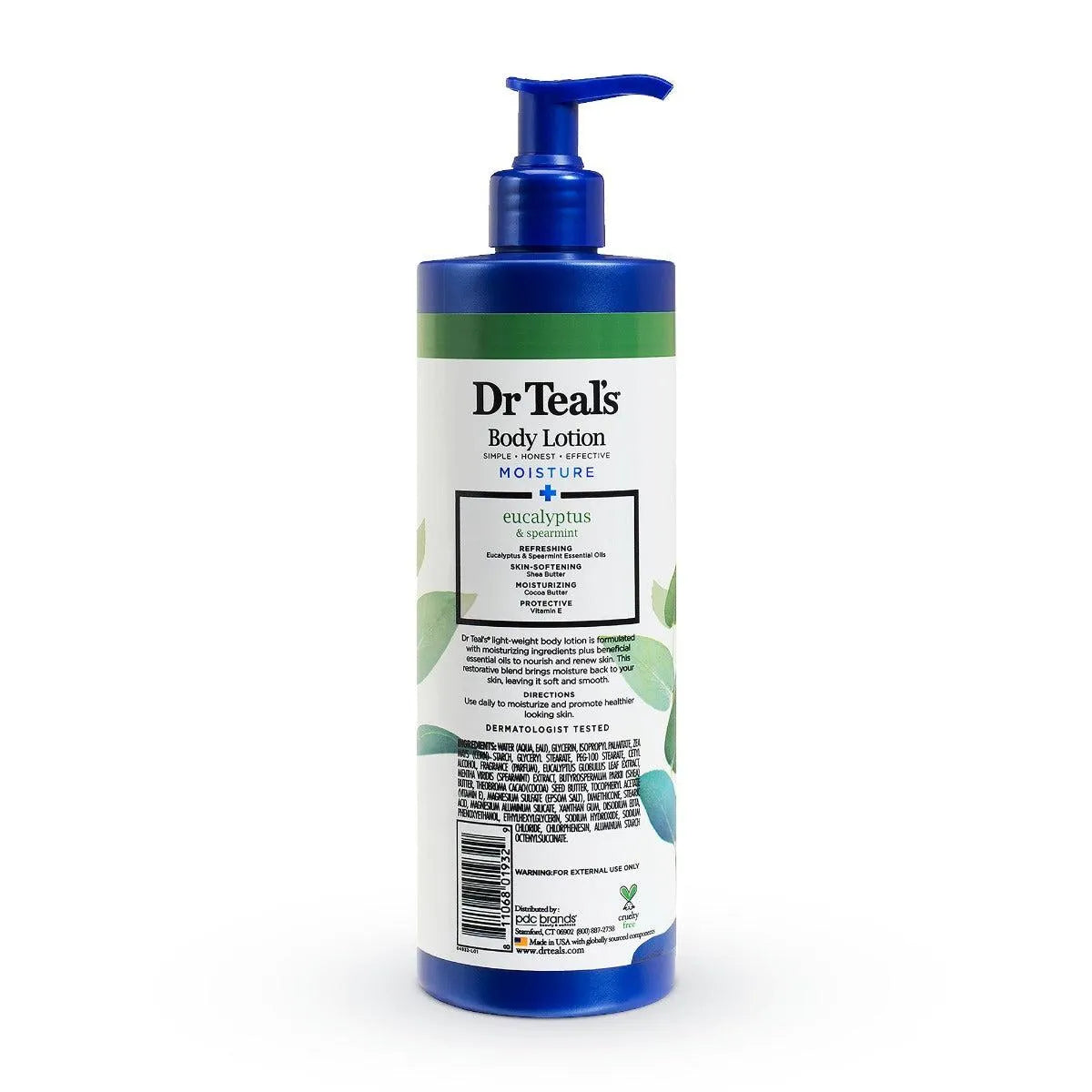 Dr. Teal's Body Lotion With Eucalyptus and Spearmint & Essential Oils 532ml