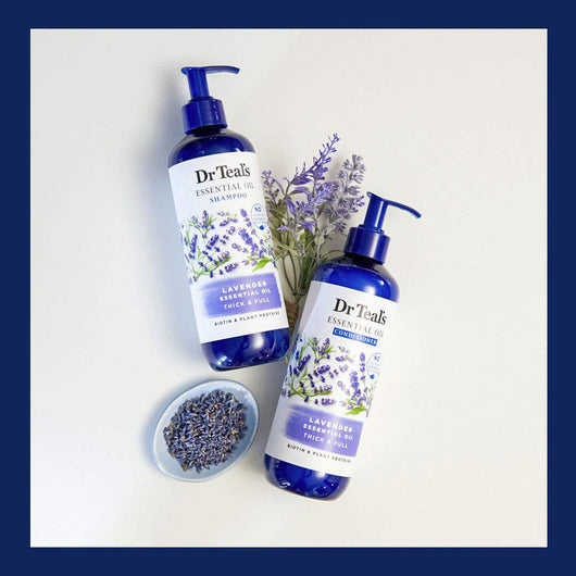 Dr. Teal's Conditioner Lavender Essential Oil Thick & Full No Sulfates No Parabens No Silicones 473m