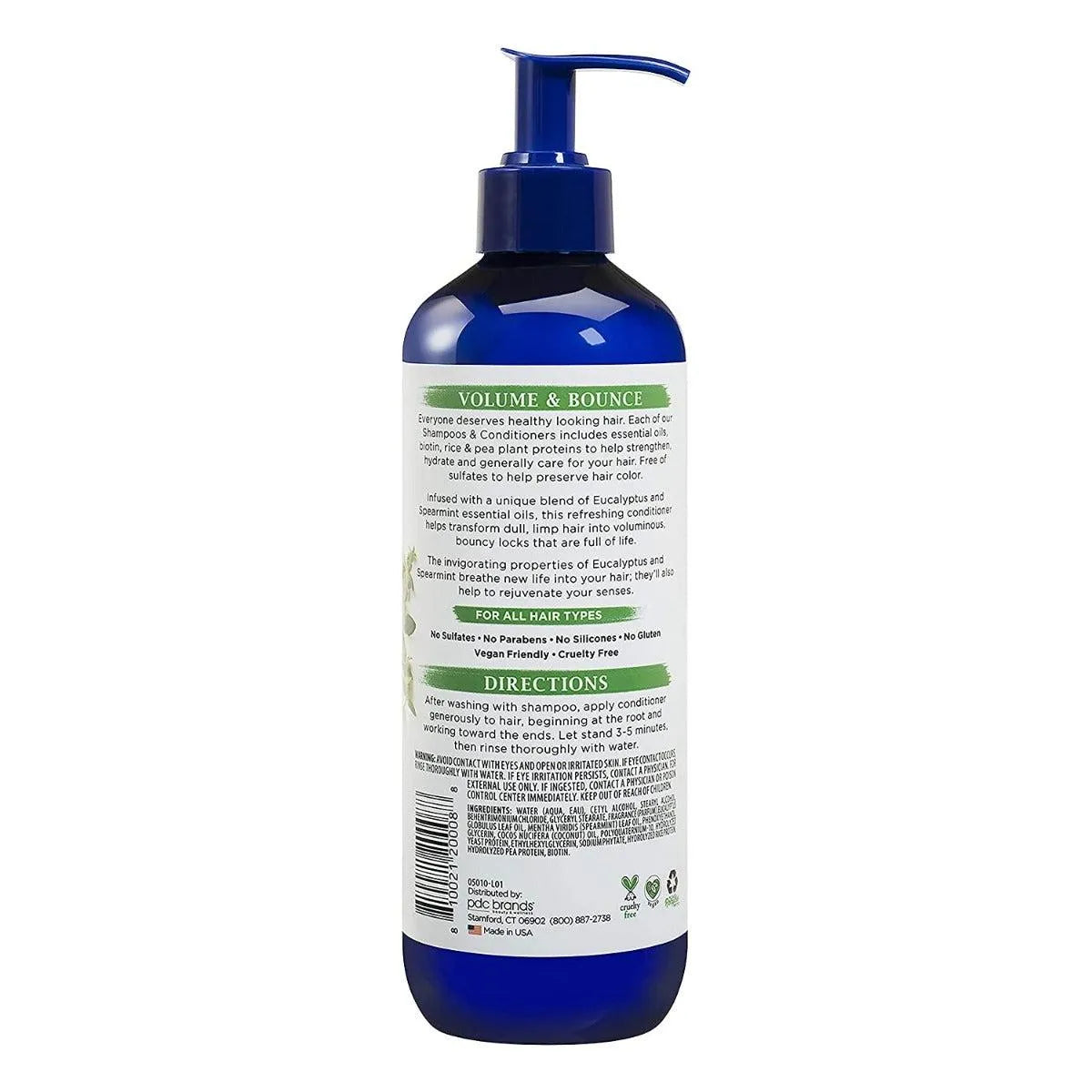 Dr. Teal's Conditioner Spearmint & Essential Oil Volume & Bounce No Sulfates No Parabens No Silicone