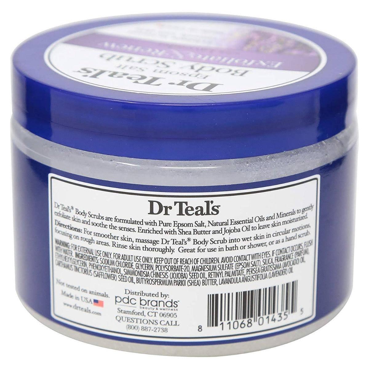 Dr. Teal's Epsom Salt Body Scrub Lavender 454g