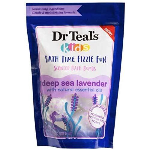 Dr. Teal's Kids Bath Bombs Deep Sea Lavender 4 Bath Bombs