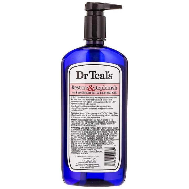 Dr. Teal's Pink Himalayan Body Wash With Pure Epsom Salt & Essential Oils 710ml