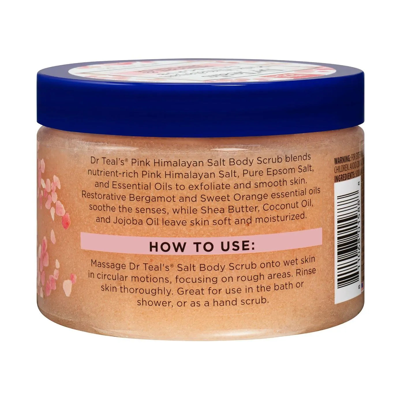 Dr. Teal's Pink Himalayan Salt Body Scrub With Pure Epsom Salt 454g