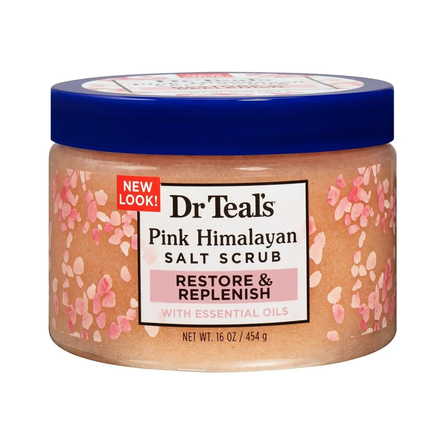 Dr. Teal's Pink Himalayan Salt Body Scrub With Pure Epsom Salt 454g