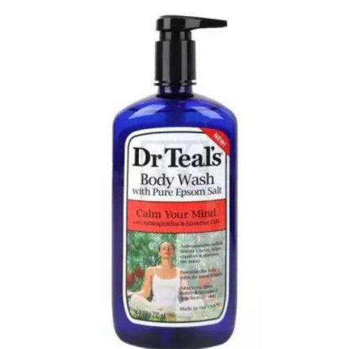 Dr. Teal's Pure Epsom Salt Body Wash Calm Your Mind with Ashwagandha & Essentail Oils 710ml