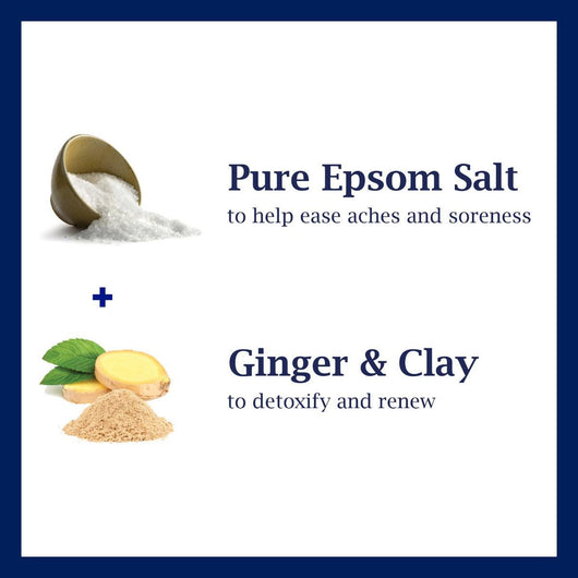 Dr. Teal's Pure Epsom Salt Body Wash Detoxify & Energise with Ginger & Clay 710ml