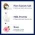 Dr. Teal's Pure Epsom Salt Calm & Serenity With Rose Essential Oil 1.36kg