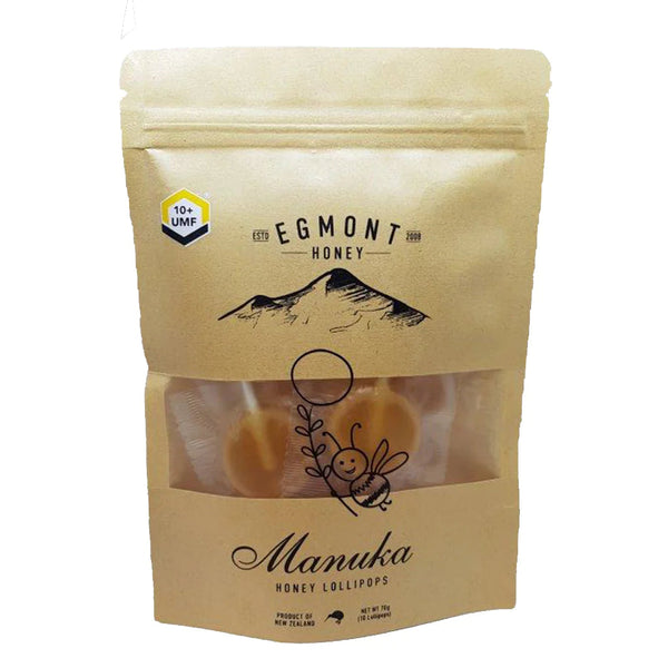 Egmont Honey 10+ UMF Manuka Honey Lollipops 10 Lollipops