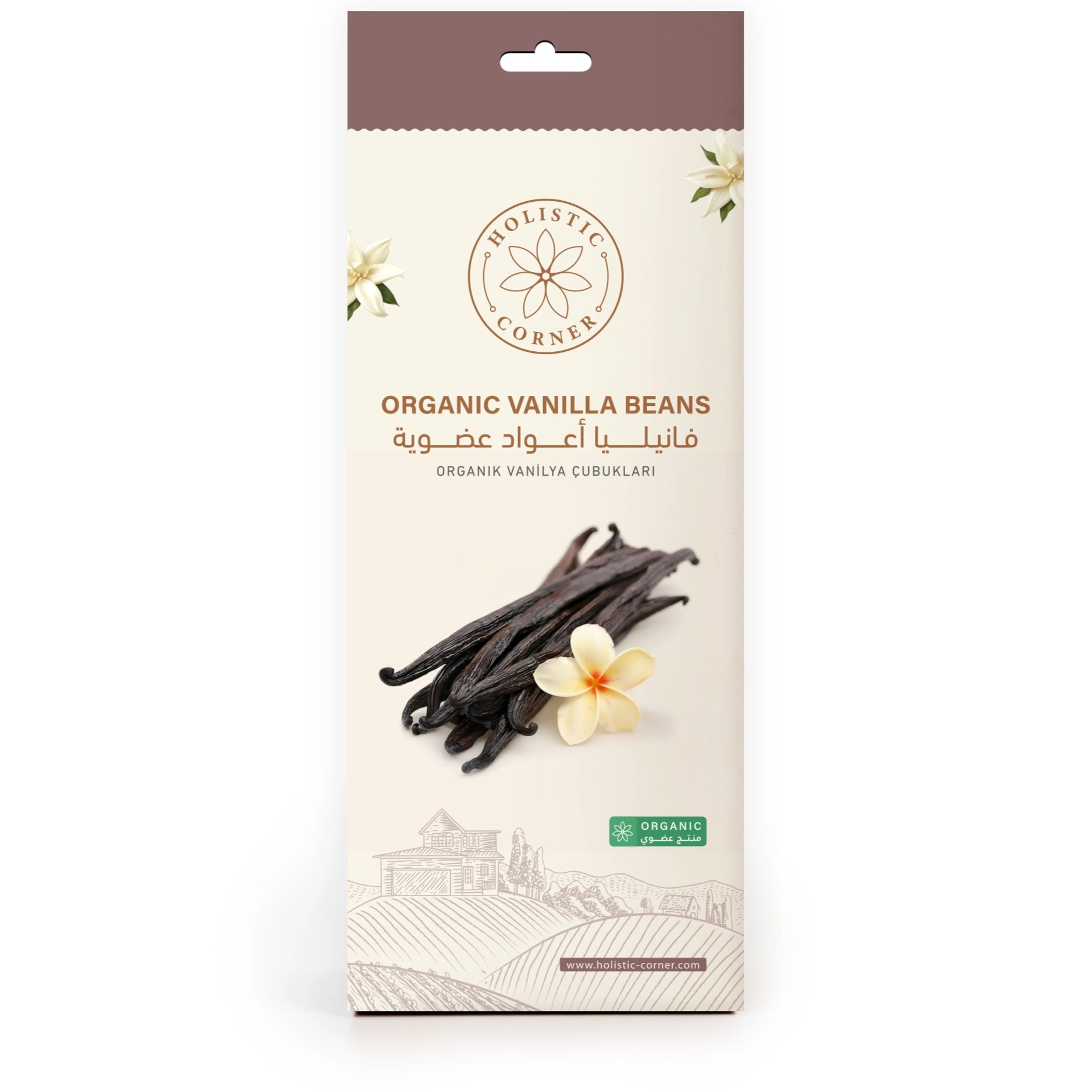 Holistic Corner Organic Vanilla Beans | 12g