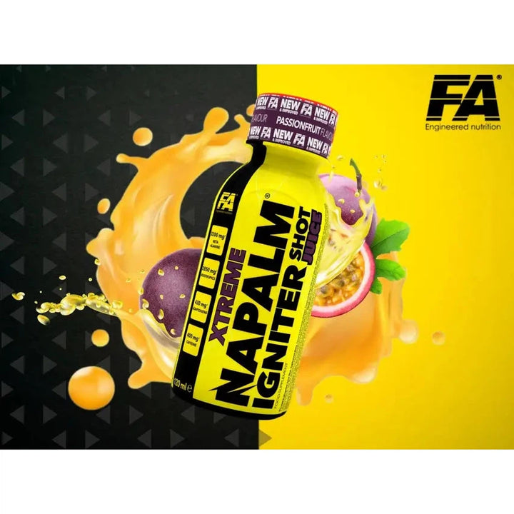 FA NUTRITION Xtreme Napalm Igniter SHOT Juice Passion Fruit Flavour 120 ml