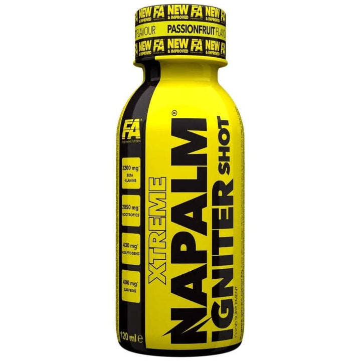 FA NUTRITION Xtreme Napalm Igniter SHOT Juice Passion Fruit Flavour 120 ml