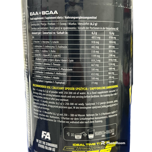 Fitness Authority FA EAA+BCAA Dragon Fruit Flavour 390 g