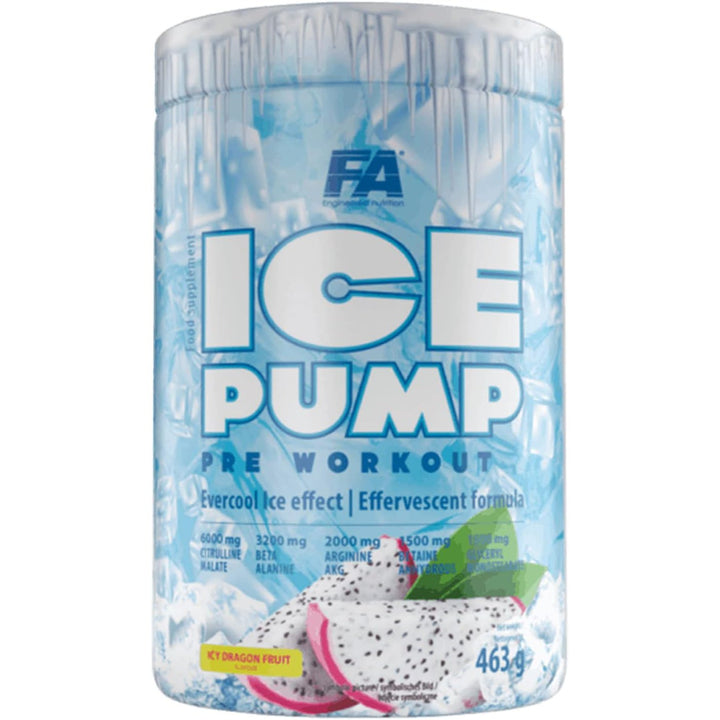 Fitness Authority FA Ice Pump Pre Workout Icy Dragon Fruit 463g