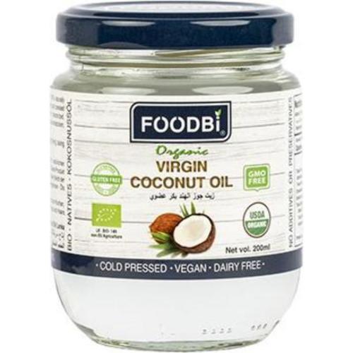 FoodBi Organic Raw Extra Virgin Coconut Oil 200ml
