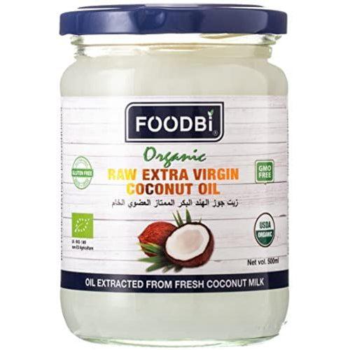 FoodBi Organic Raw Extra Virgin Coconut Oil 500ml