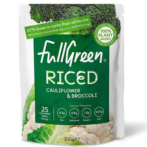 Fullgreen Cauliflower with Broccoli Rice No Added Sugar Keto Friendly Gluten Free Vegan 200g