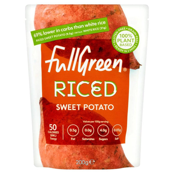 Fullgreen Riced Sweet Potato 200g No Added Sugar Keto Friendly Gluten Free