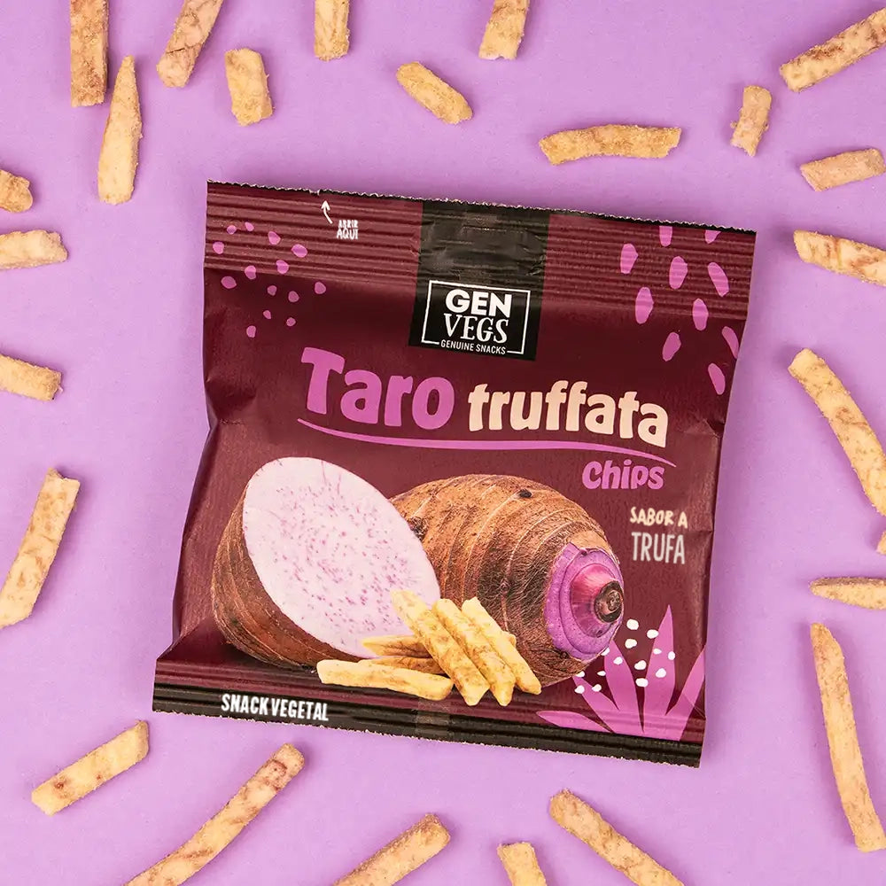 GEN VEGS Taro Truffata Chips with Truffle Flavour 45g
