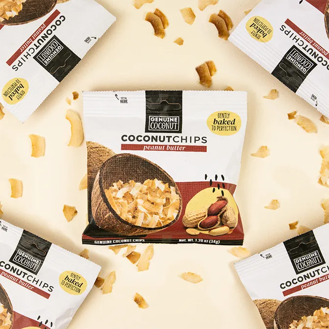 GENUINE COCONUT Chips Peanut Butter 34g
