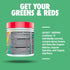 GHOST Greens Superfood Powder, Guava Berry Natural Flavor, 19 Super Greens & Reds, Fruits, Vegetables, Spirulina, & Chlorella, Prebiotics, 10 Billion CFU Probiotic & Digestive Enzymes - Gluten-Free 285g