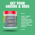 GHOST Greens Superfood Powder, Lime Natural Flavor, 19 Super Greens & Reds, Fruits, Vegetables, Spirulina, & Chlorella, Prebiotics, 10 Billion CFU Probiotic & Digestive Enzymes - Gluten-Free 285g