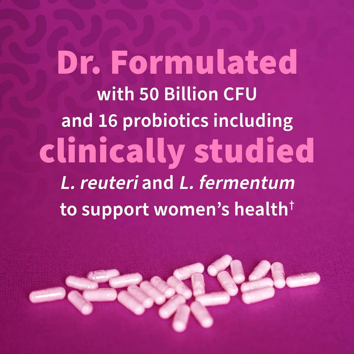 Garden of Life, Dr. Formulated Women's Probiotics Once Daily, 16 Strains, 50 Billion, 30 Vegetarian Capsules