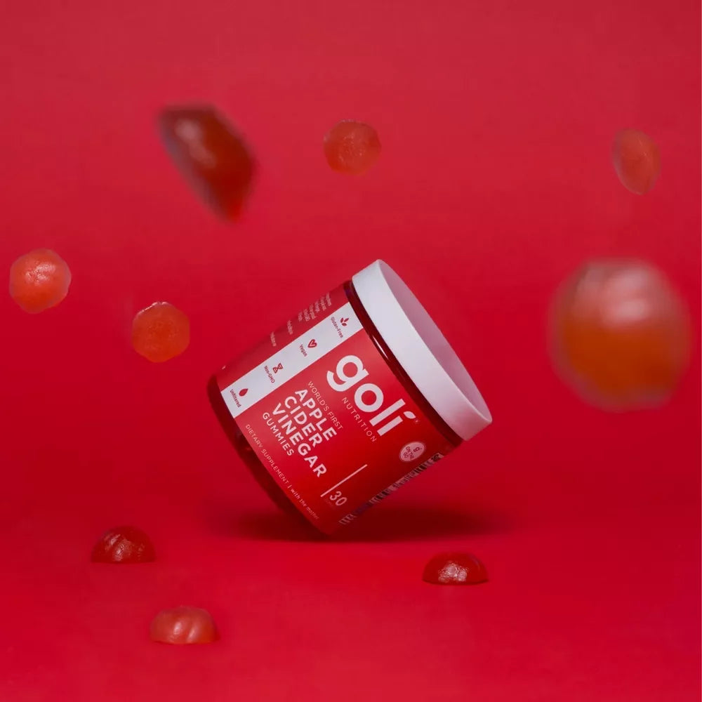 Goli® Apple Cider Vinegar Gummies – Vegan, Gluten-Free, Keto Friendly, 30 Count