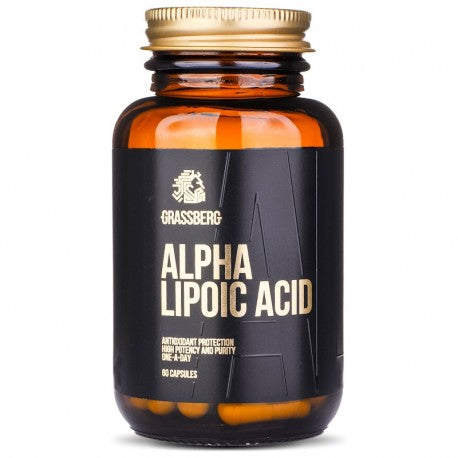 Grassberg ALA Alpha Lipoic Acid 60mg 60 Capsules