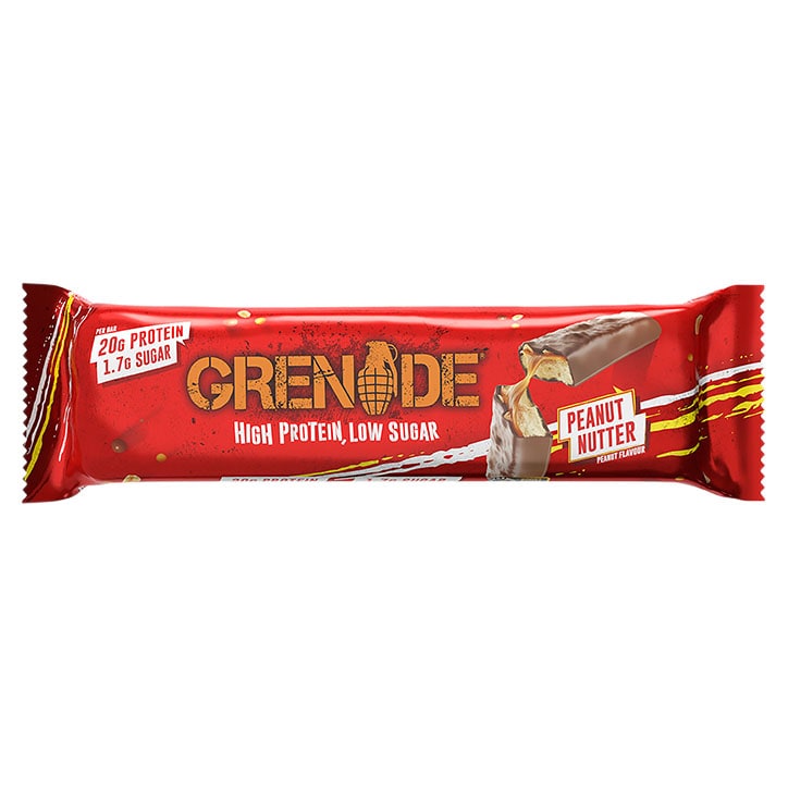 Grenade Protein Bar High Protein Low Sugar Peanut Nutter 60g