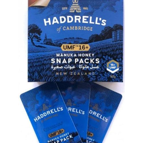 Haddrells New Zealand Manuka Honey Snap Pack +16 UMF 10 Packs