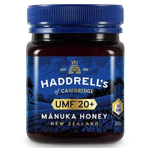 Haddrell's of Cambridge New Zealand Manuka Honey +20 UMF 250GM