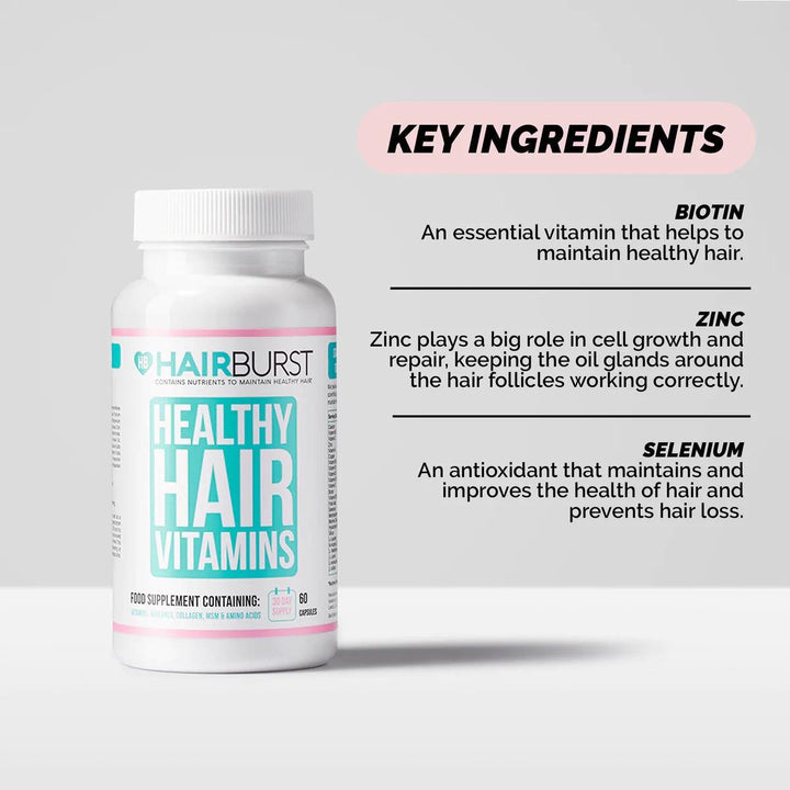 Hairburst Healthy Hair Vitamins 3 Month Supply 3 x 60 Capsules