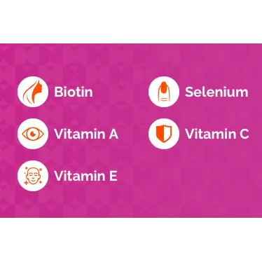 Haliborange Beauty Collagen Healthy Hair, Skin & Nails 30 Pineapple Flavour Gummies