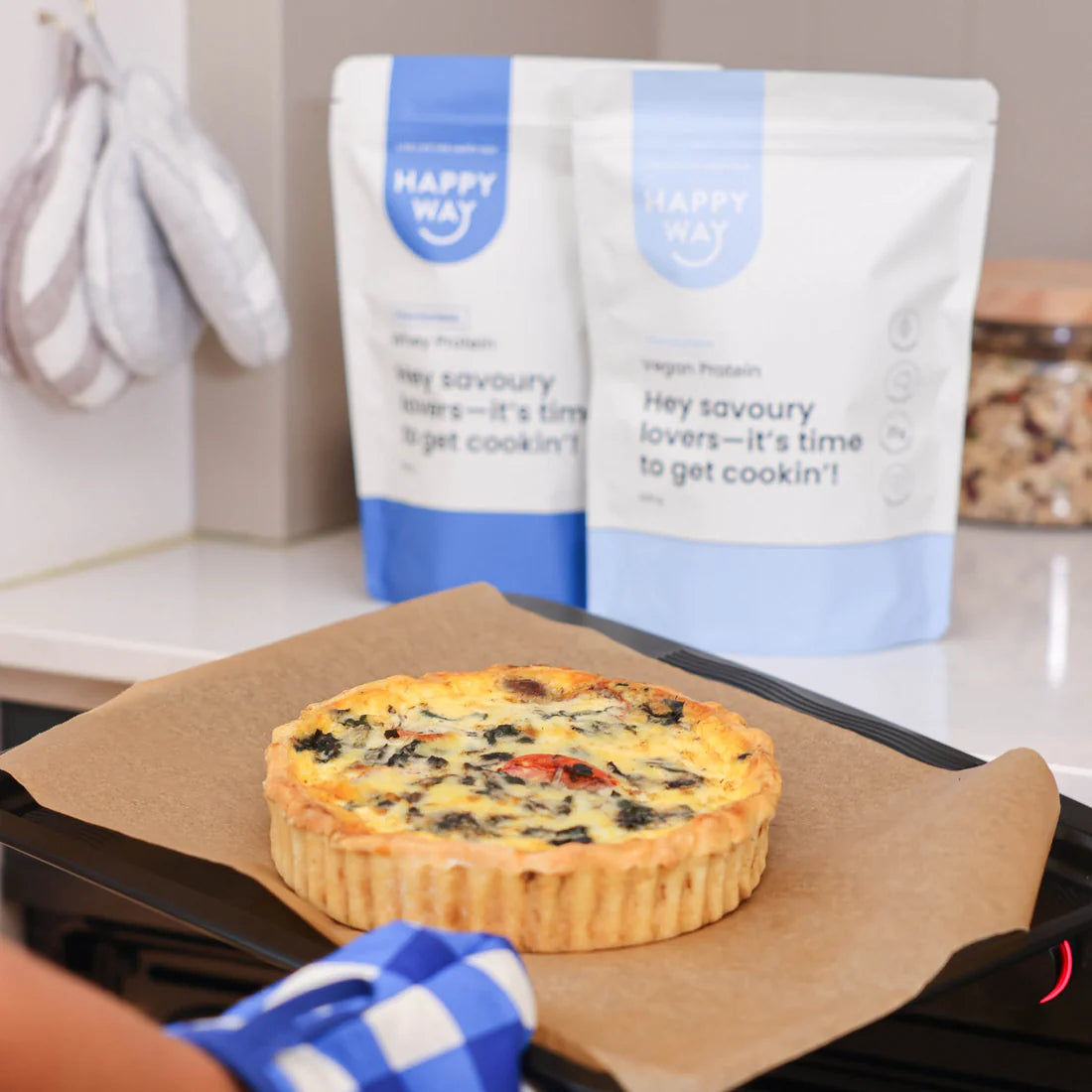 هابي واي مسحوق بروتين نباتي صافي بدون نكهة 500 جرام