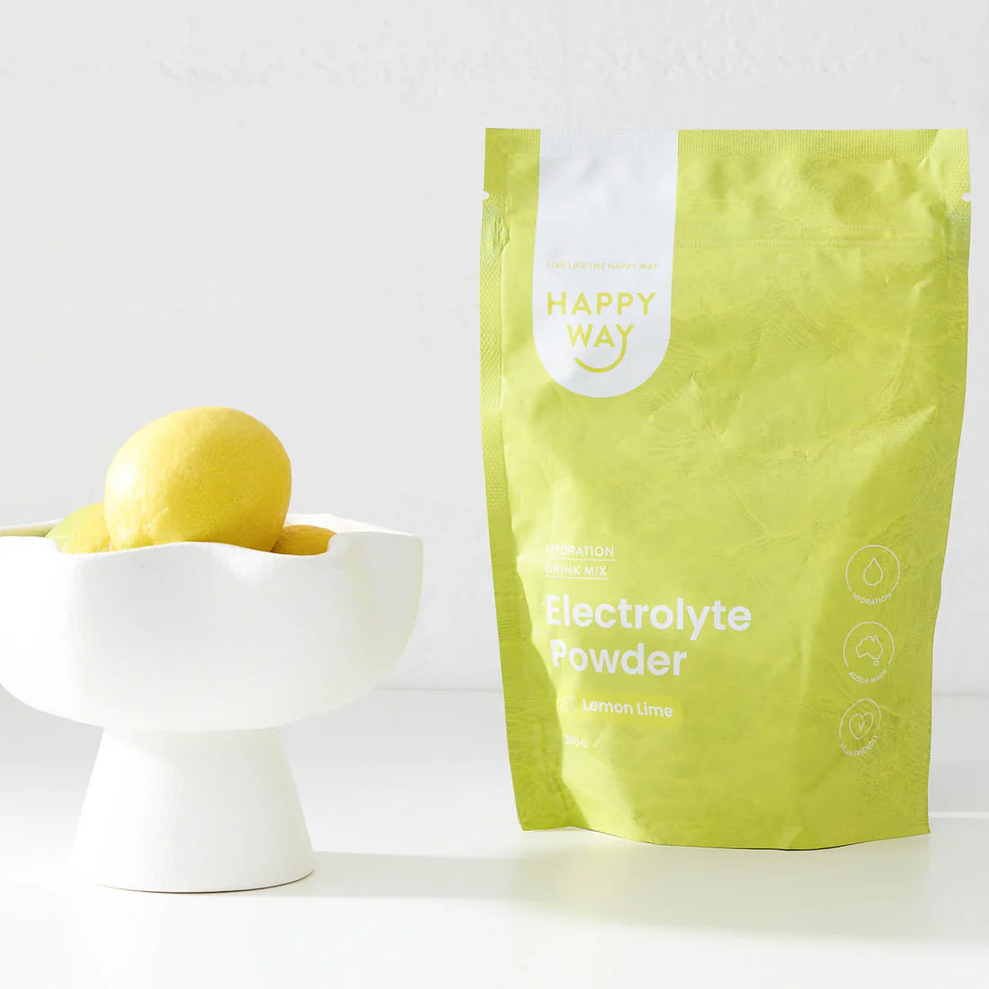Happyway Electrolyte Powder Lemon Lime 300g